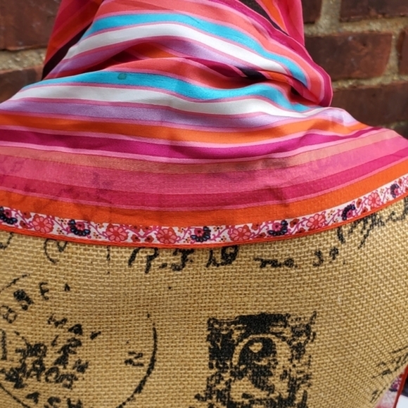 Adrienne Landau‎ Paisley Silk vintage  scarf - Picture 7 of 7